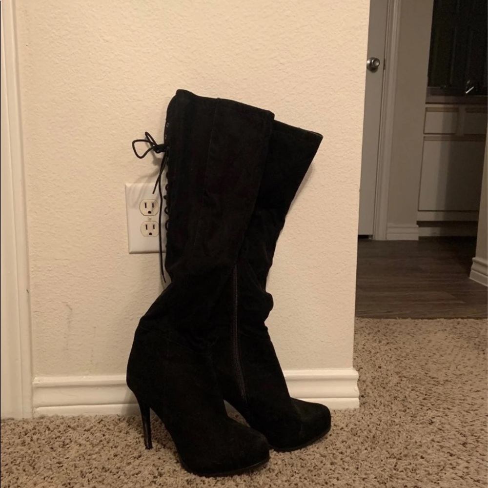 Knee-High Boots w/Heels
